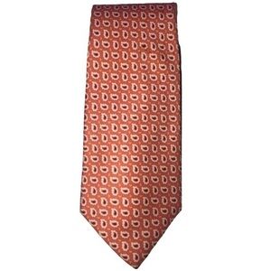 Polo Ralph Lauren peach & blue tiny paisley print tie SPRING